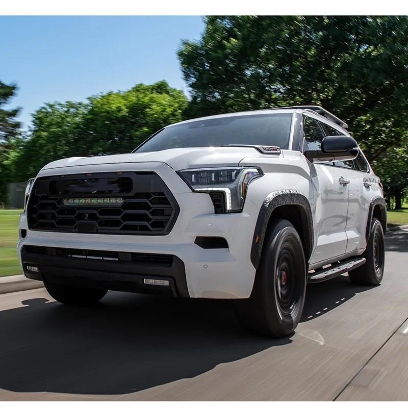 22款丰田红杉改装trd pro款带灯中网 前脸