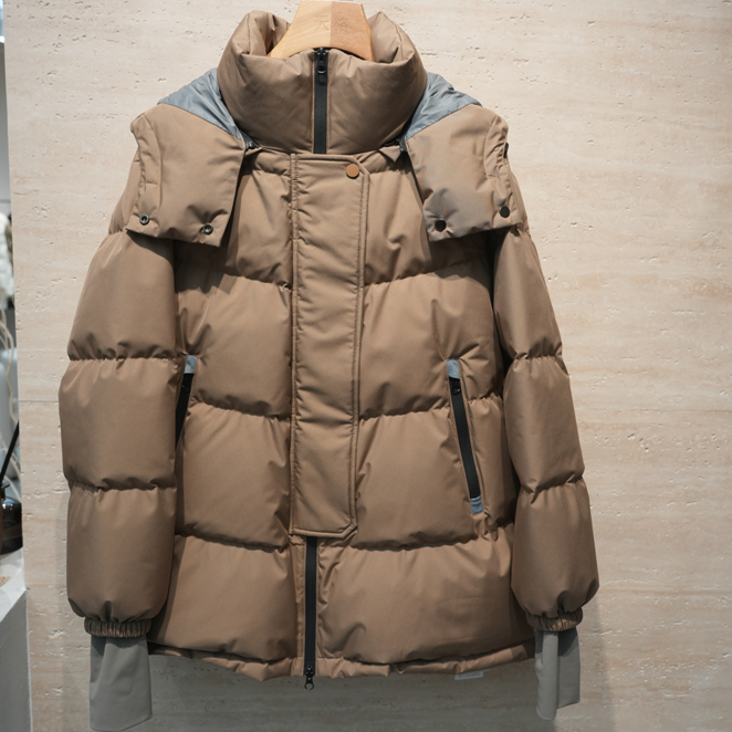 手长防风保暖连帽羽绒服