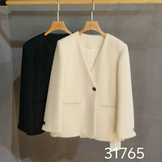 【妮妮推荐】SDX轻奢高级苏力羊毛单面呢大衣31765