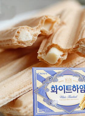 韩国可拉奥奶油蛋卷榛子夹心饼干