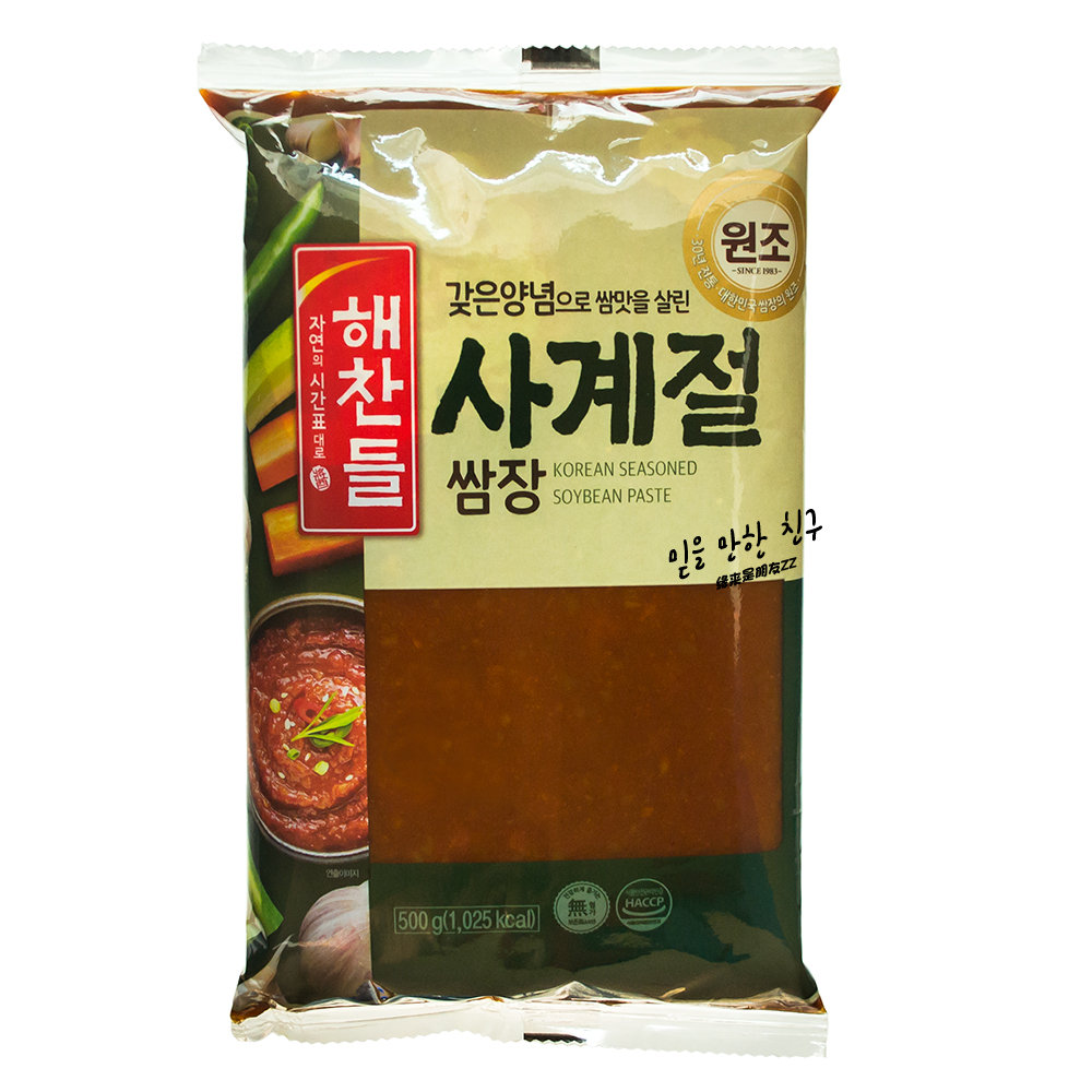 韩国进口好餐得四季蘸酱500g 袋装蒜蓉包饭酱韩式烤肉酱蒜蓉蘸酱