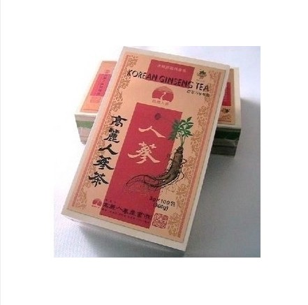 韩国人参茶鹤标高丽人参茶 韩国红参茶 中秋礼品3g*100袋木盒装