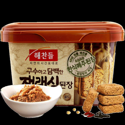 韩国大酱 韩国进口大酱汤专用酱 好餐得大豆酱韩式大酱黄豆酱500g