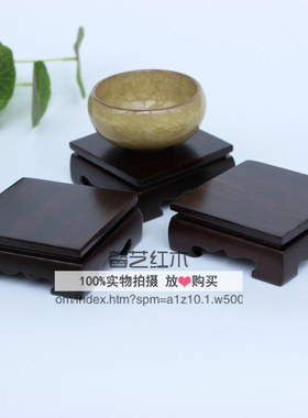 奇石玉器正方形印章底座工艺品