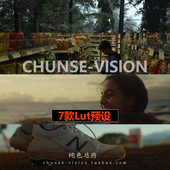 日常vlog电影感Lut预设旅行街拍风景人像静物视频调色lut预设