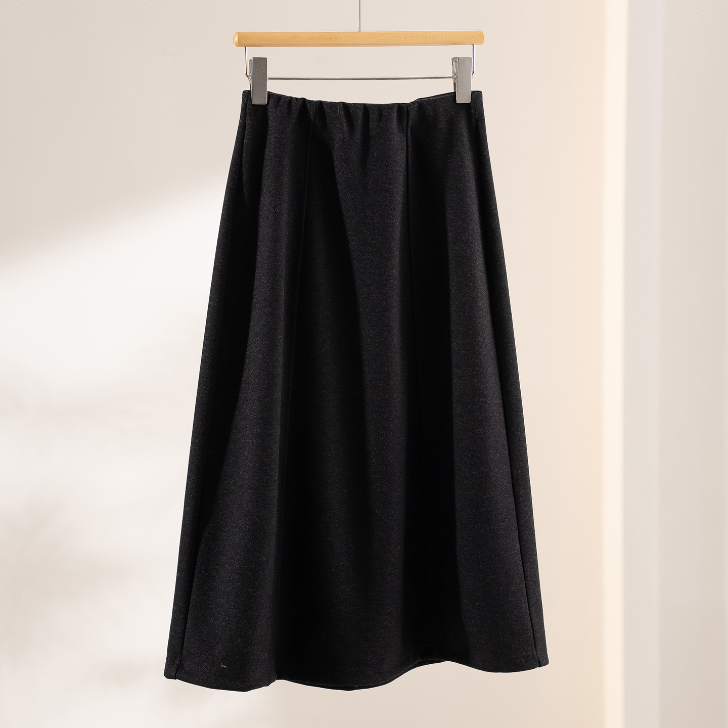 冬季醋酸羊毛六片半身裙2025新款高腰显瘦遮跨a字裙中长款裙子女