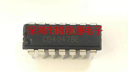 CD4047BD DIP14逻辑多频振荡器  代替 CD4047BE TC4047 HEF4047