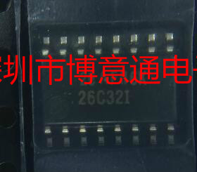 26C32I 线路接收器 SOP16长方形  正方形  全新 26C321  可直拍