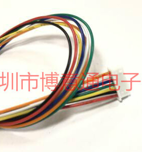 7PIN端子线 1.25mm间距 主板模型机单排连接插线 彩色线导线300MM