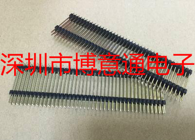 2X40P 双排针 2.54mm间距双塑双排 2X40PIN 30MM 6MM 3MM 可直拍