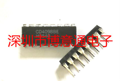 CD4098BE 稳态多谐振荡器芯片 HEF4098BE DIP16 HCF4098BE 可直拍