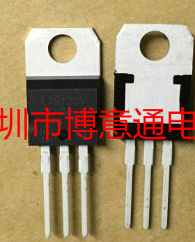 L7912CV 稳压三极管 12V 三端稳压器  L7912 TO220 LM7912 可直拍