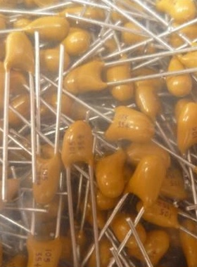 A-6UB-35 直插钽电容 立式金黄色电容 A6UB-35 全新原装 可直拍