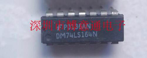 DM74LS164N  八位串行入/并行输出移位寄存器 74LS164 可直拍