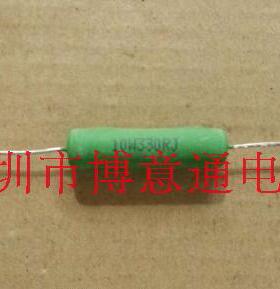 RX21绕线卧式电阻 KNP-10W330RJ发烧音频绕线绿色电阻10W330R