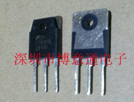 07N90E 场效应管 7A900V N沟道NPN型/点接触型 TO-3P  可直拍