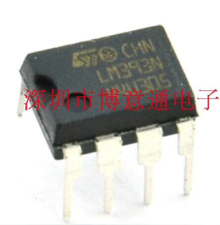 LM393N 低功耗电压双比较器 LM393 运算放大器 DIP8 全新 可直拍