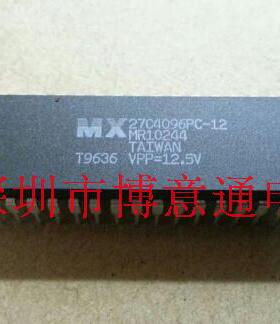 27C4096PC-12  256 k x 16编程/电擦除EPROM MX27C4096PC-12 全新