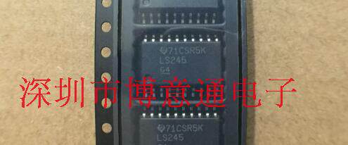LS245 双向总线发送器/接收器.三态输出八组总线收发器74LS245DW