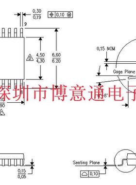 AM26LS32ACPWR TSSOP16四路差动线路接收器 AM26LS32ACPW SA32A