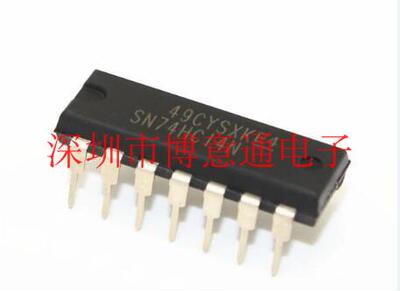 SN74HC14N  DIP14 6路触发反相器  MM74HC14N  全新  可直拍