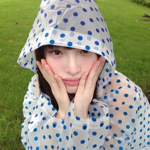 波点雨衣eva雨衣加厚成人旅游外穿男女雨披户外登山音乐节演唱会