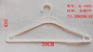 黑色一次性塑料衣架干洗店专用简易白色晾衣架宾馆酒店服装厂中丽