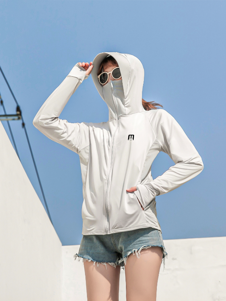 户外休闲大帽檐冰丝防晒衣