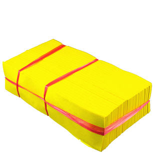 薄款 1100张黄表纸抄经文画符专用黄纸道教用品6 27厘米