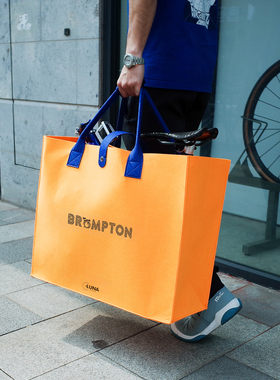 适用Brompton小布折叠自行车手提袋尾箱后排收纳袋高铁公交安检包