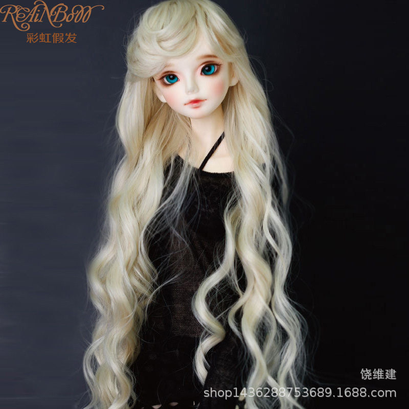 BJD娃娃假发樱木花茶Lolita三分bjd假发头套夜萝莉娃娃 S D人偶假