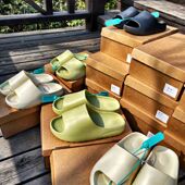 小瑕疵库存清仓 凉拖鞋 情侣椰子拖鞋 夏季 一体成型超舒适男士 捡漏