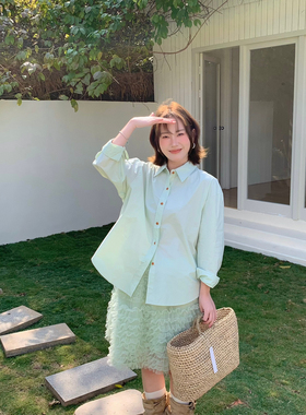 Flower & April-女早春内搭外叠穿休闲气质衬衫(26年早春)170028