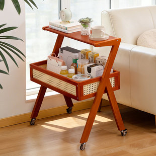 床头置物架卧室可移动新款床头柜简约小型床边储物柜子置物柜架子