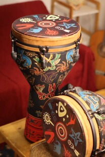 格里奥12寸非洲鼓部落C12专业手鼓打击乐器