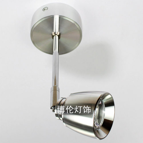 悬吊式天花板明装射灯背景墙灯走道灯走廊灯长杆灯 LED射灯3W壁灯