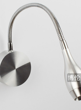 led软管射灯3w背景墙灯服装店聚光玄关照画灯 床头壁灯1W明装射灯