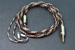 qdc 8芯7N单晶铜 0.78 se846 mmcx耳机升级线4.4插头 镀银混合