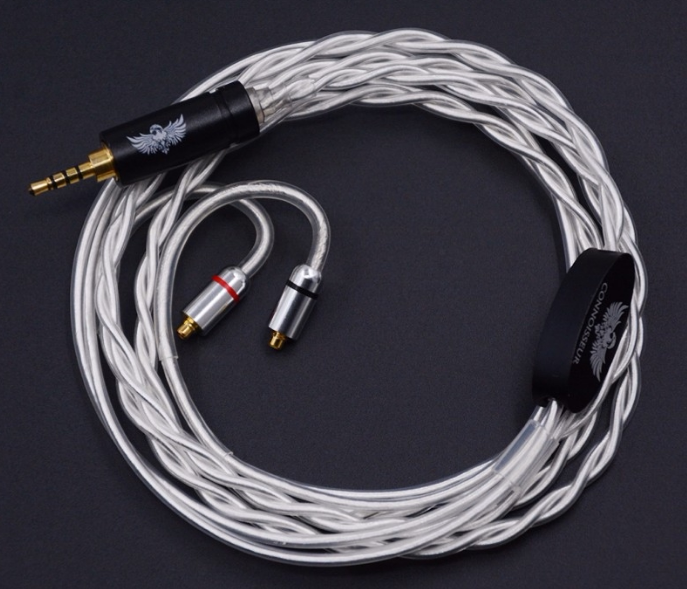 奥斯陆3 mmcx插针0.78mm2pin SE535 黑黄鹂2.5平衡4.4耳机升级线