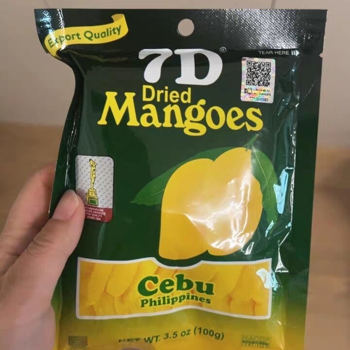 菲律宾产芒果干100g 包邮果味正宗 厚切大片无丝热销爆款推荐