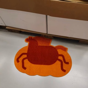 门垫 50x65 马 红色 厘米 橙色 弗斯达