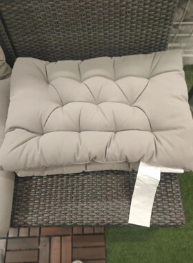 宜家户外家具户外椅垫库达那 椅背靠垫户外灰色 62x44 厘米椅子垫