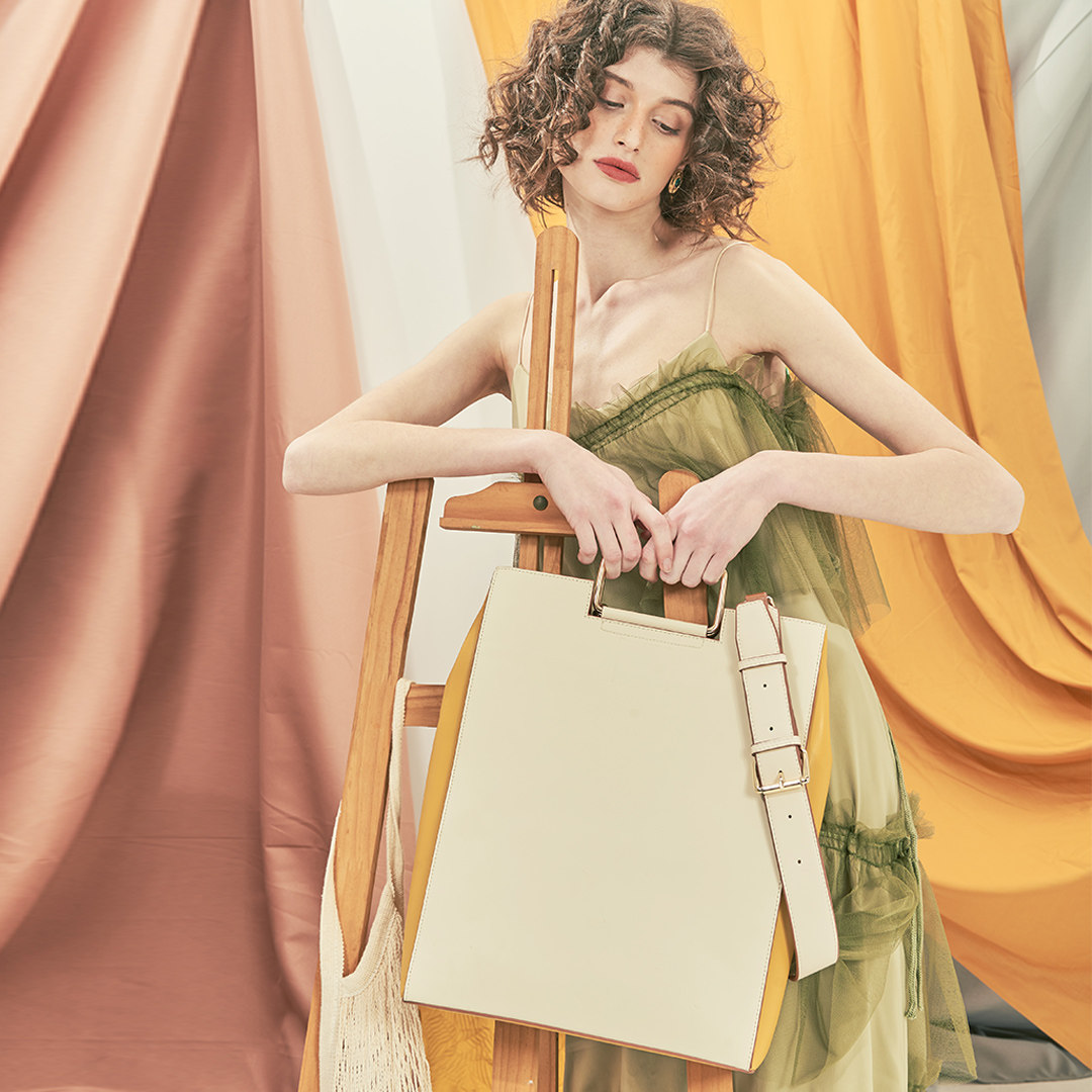 UNITUDE Morandi Metal Handle Totes Morandi bottle Color matching Shoulder strap portablein the Leather/Lady bags/Men's bag, Ms. bags  category - from Buy2taobao.com to provide professional Taobao agent buy service