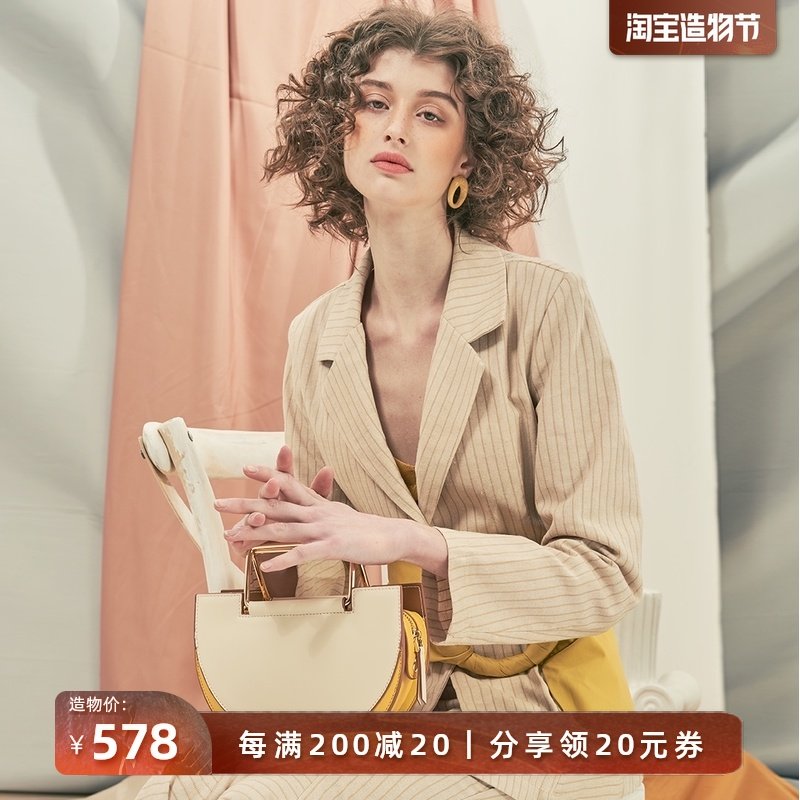 UNITUDE Morandi金属手提半月包 小众牛皮手拿单肩斜挎潮马鞍包女|ruв категории Сумки, Г - жа сумки - от Buy2taobao.com для оказания профессиональной услуги покупки агента Taobao