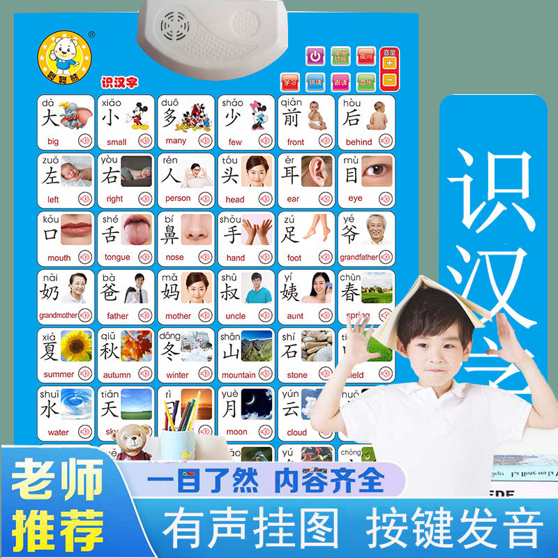 婴幼儿早教有声拼音挂图
