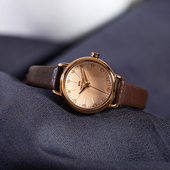 专柜正品 小巧表盘女士小清新手表文艺复古学生时尚 真皮细表带女表