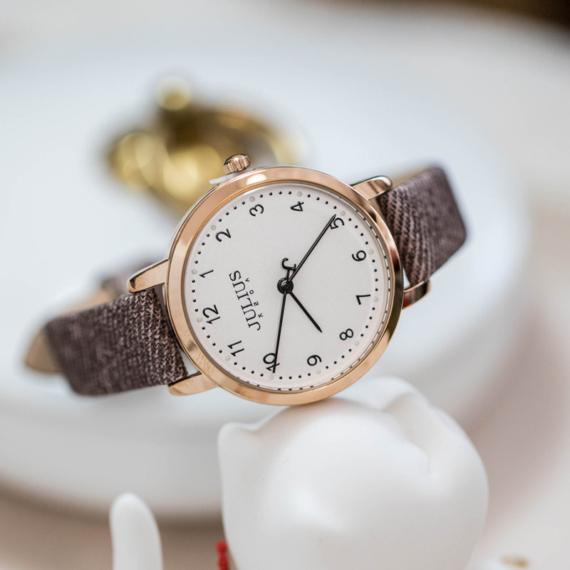 聚利时新款学生手表女简约时尚小众小圆表防水数字静音考试皮带表,手表,国产腕表,淘宝优惠券,粉丝福利购,淘宝优惠卷