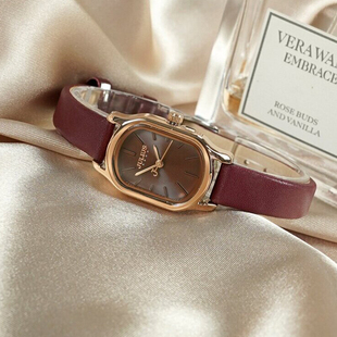 聚利时JULIUS手表女时尚 复古小巧文艺椭圆形女士手表 气质简约新款