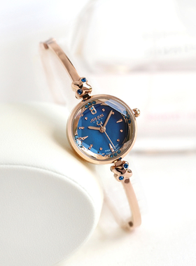 聚利时JULIUS贝母表盘小巧手链表礼盒精致女表OL时尚潮流石英手表