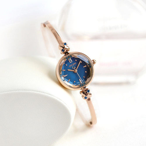 聚利时JULIUS贝母表盘小巧手链表礼盒精致女表OL时尚潮流石英手表